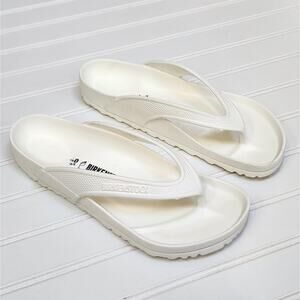 Birkenstock Adults Honolulu Eva Thong Sandals Size 9 Women's/7 Men's White